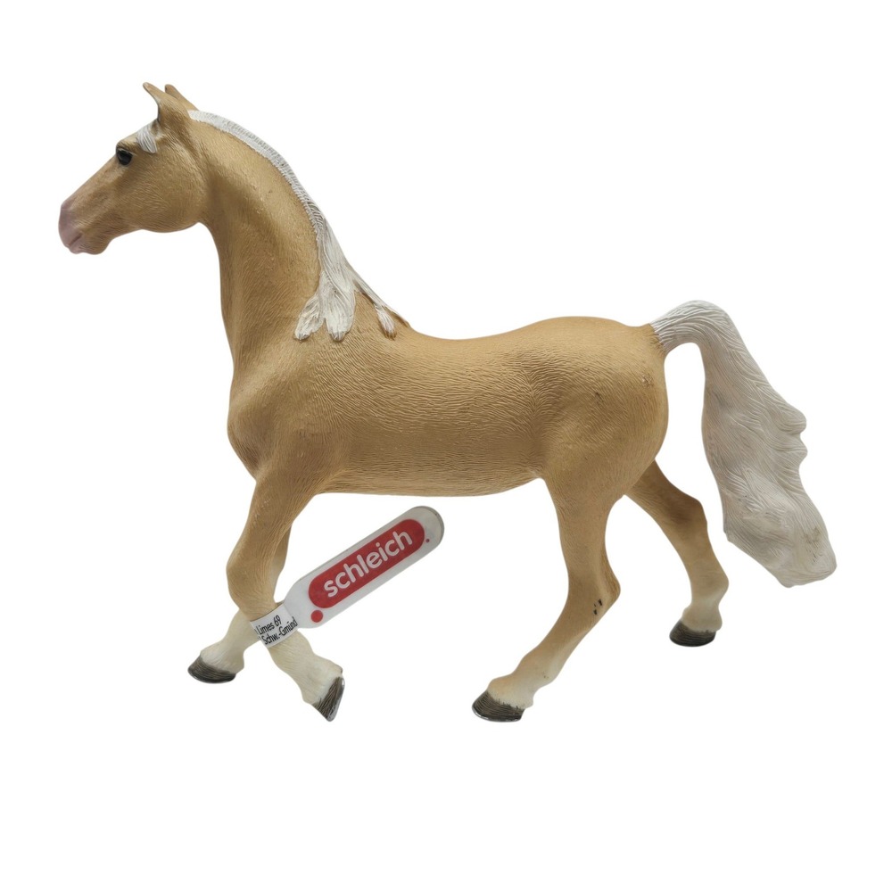 Schleich Arabian Mare Horse Figurine 13912 Tan White Collectible Toy NWT
